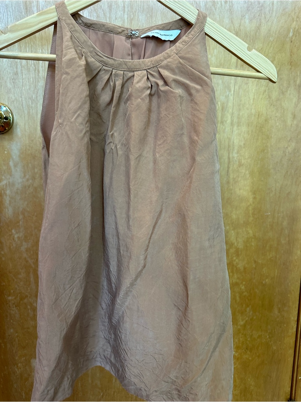 Club Monaco Tan Sleeveless Top